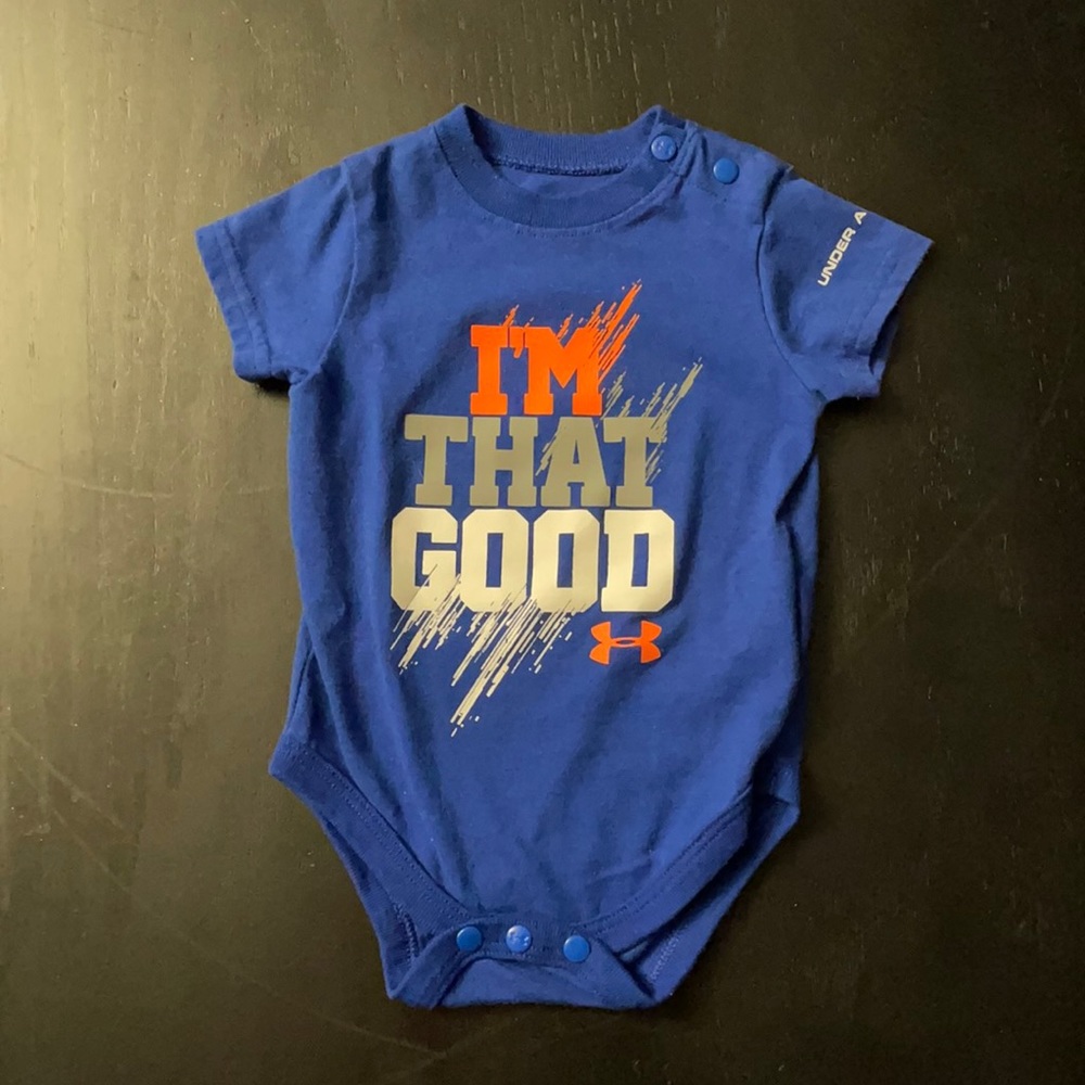 Under armour heat gear onesie size 3/6M
